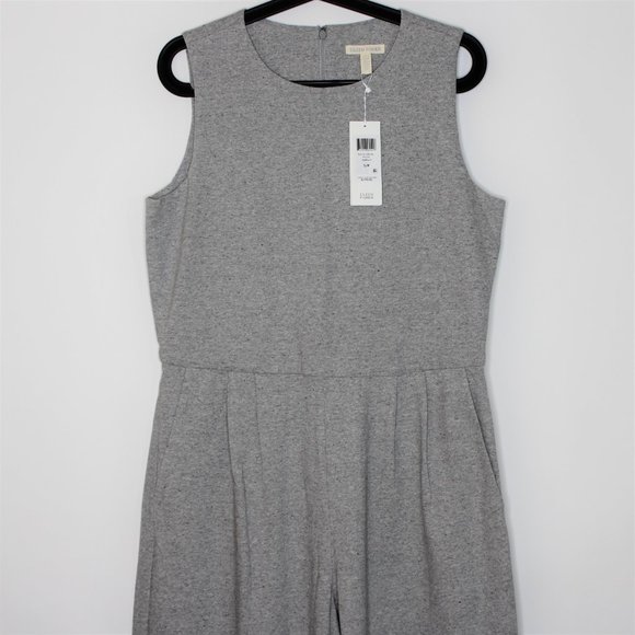 Eileen Fisher Wide Leg Cropped Jumpsuit NWT R1142 - Picture 4 of 5